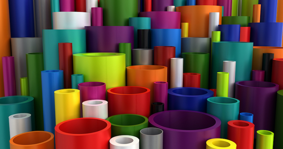 ABS extrusions manufactured for custom plastic profile applications